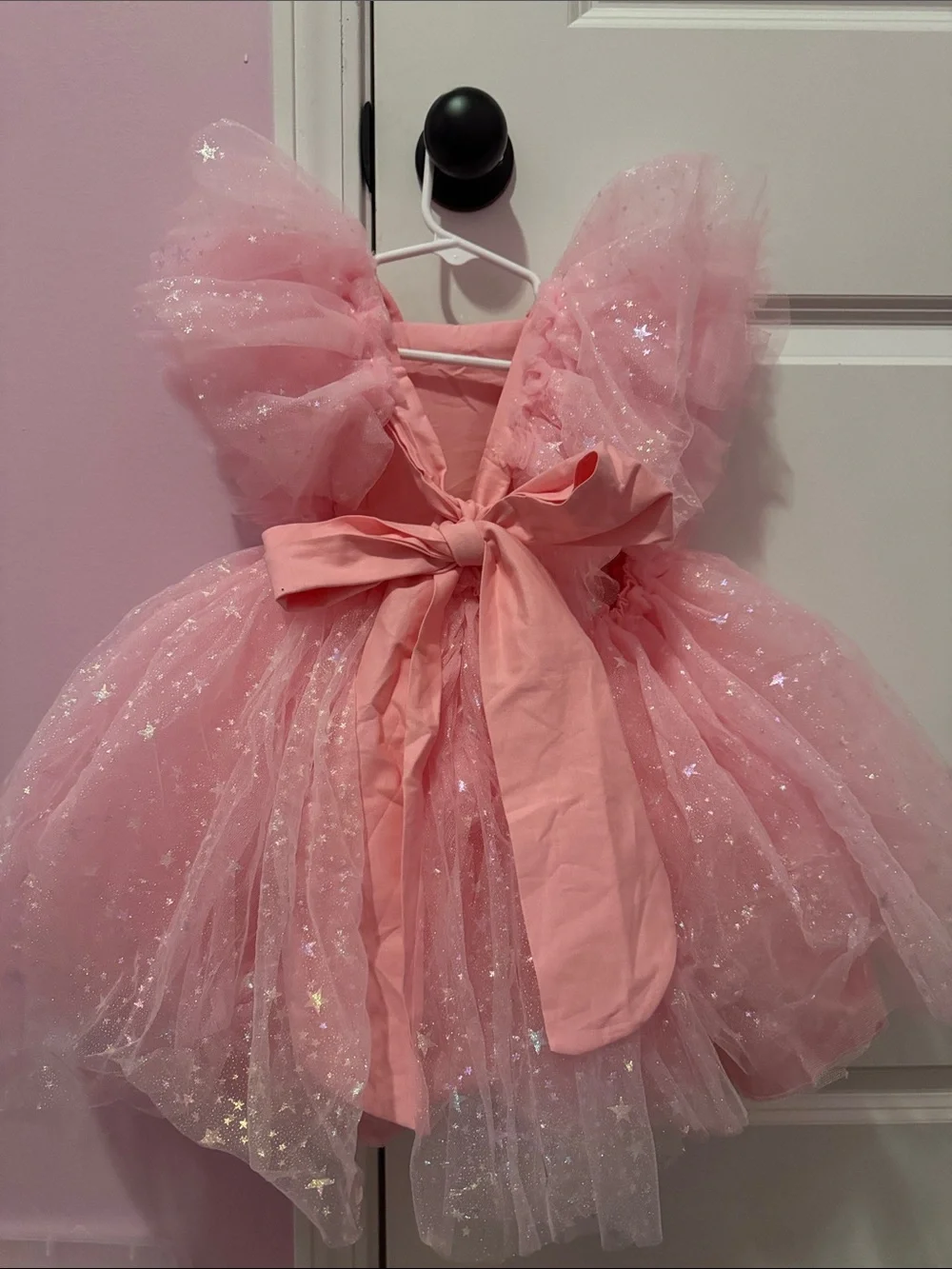 Pink Sparkle Tulle Birthday Costume Dress